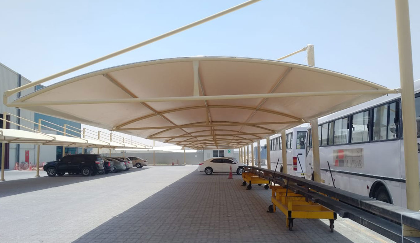 car parking shades suppliers in dubai