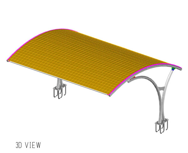 double pole arch car parking shade suppliers in uae