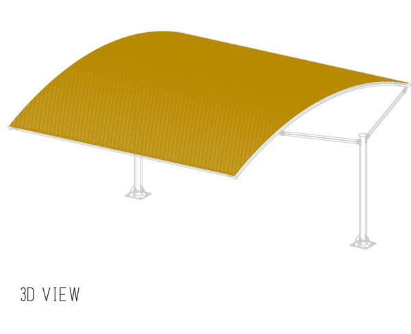 single pole arch car parking shade suppliers in uae