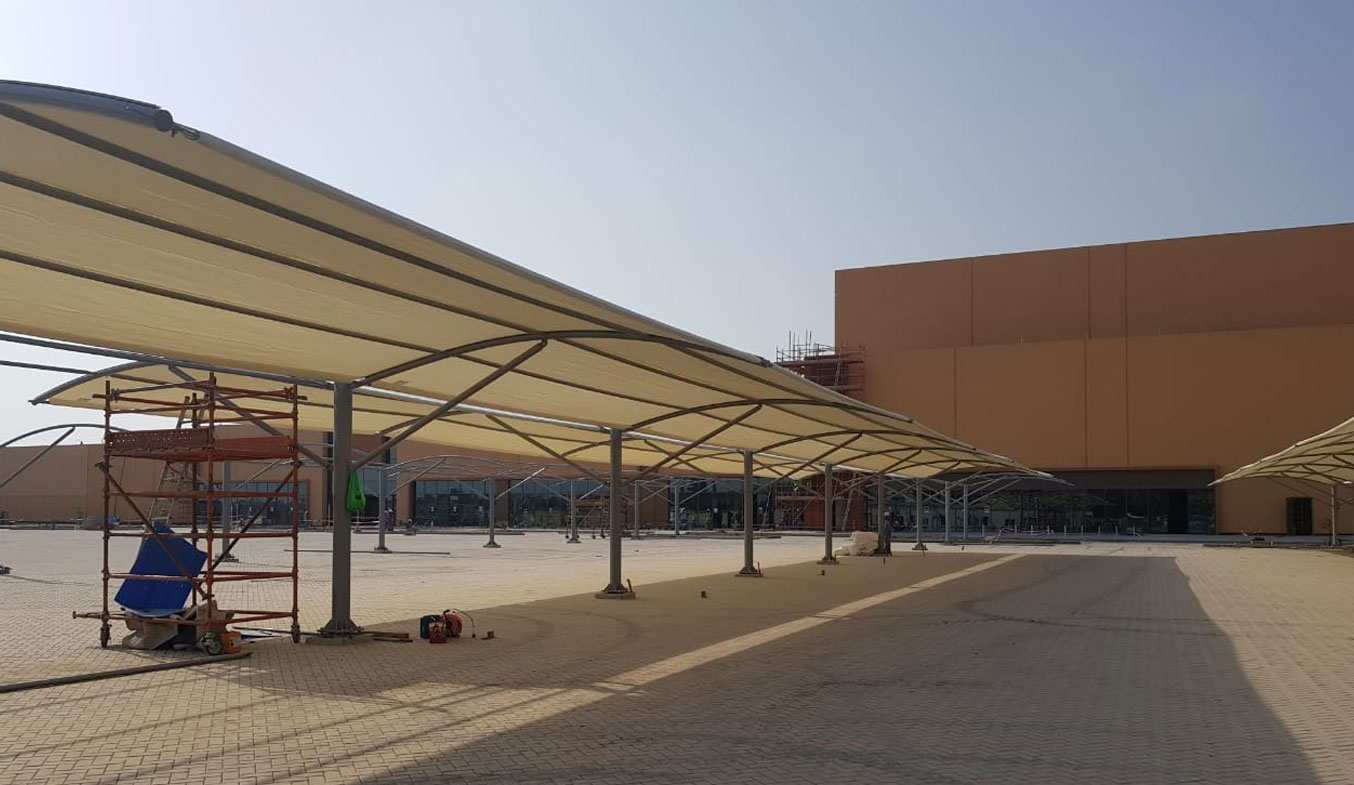 car parking arch shades suppliers in uae