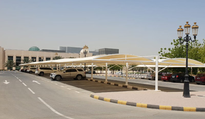 car parking double hanging shades in uae