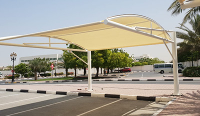 car parking double hanging shades in dubai