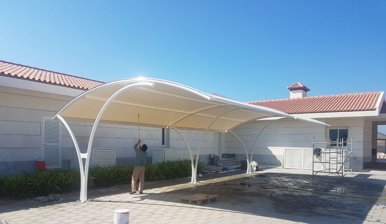 car parking shades suppliers in dubai