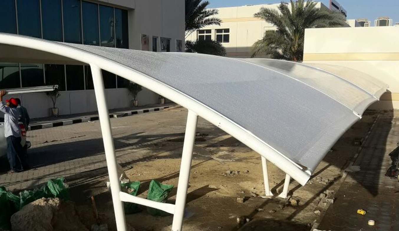 car parking arch shades suppliers in uae