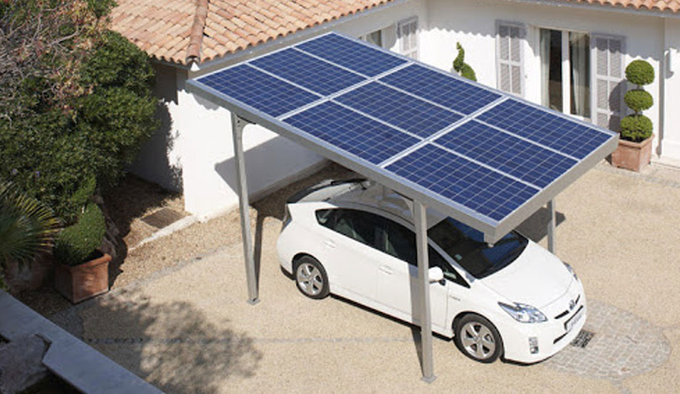 solar car parking shades in dubai