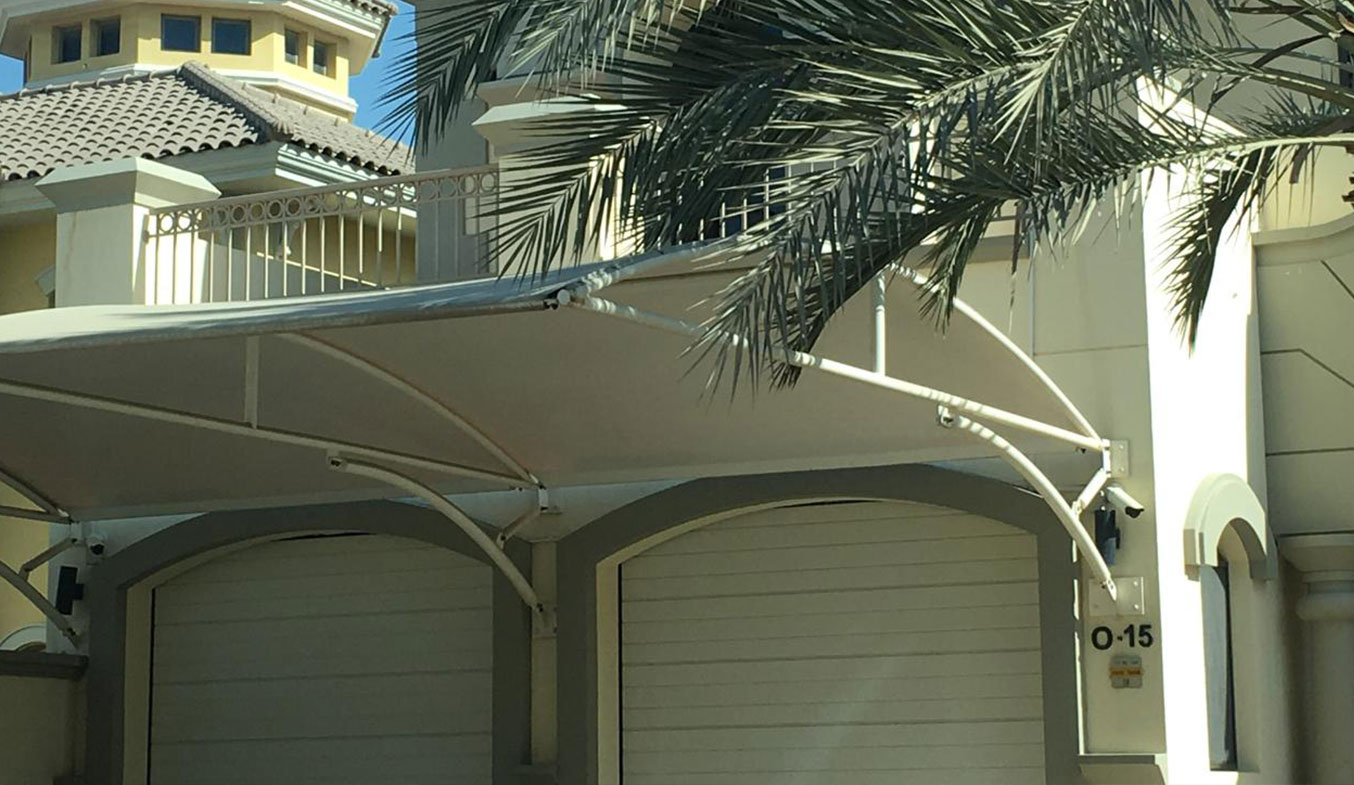 arch type car parking shades suppliers in uae