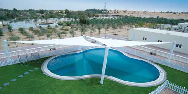 swimming pool shades suppliers in uae